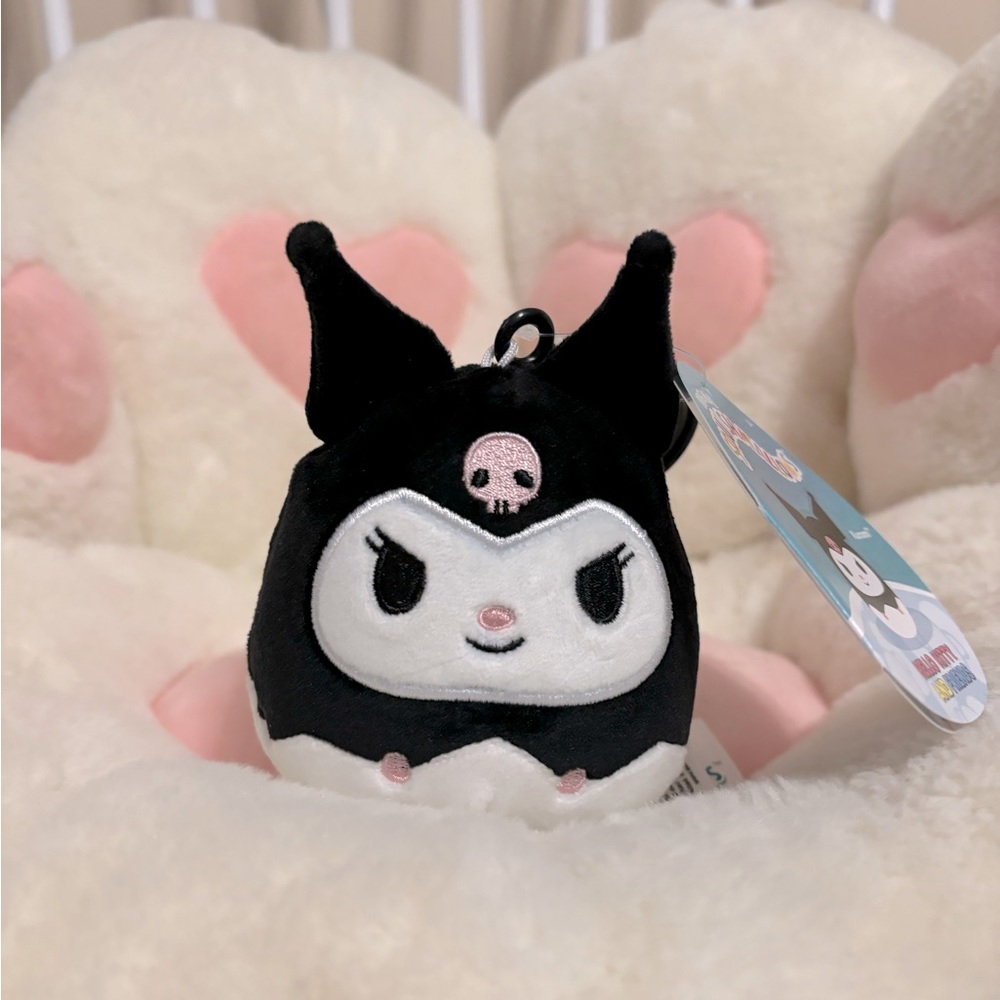 Squishmallows Kuromi Clip 3.5”